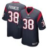Houston Texans Jacobi Francis Nike Navy NFL Game Jersey