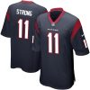 Houston Texans Jaelen Strong Nike Navy NFL Game Jersey