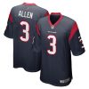 Houston Texans Kyle Allen Nike Navy NFL Game Jersey