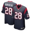 Houston Texans Rex Burkhead Nike Navy NFL Game Jersey