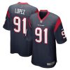 Houston Texans Roy Lopez Nike Navy NFL Game Jersey
