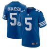 Indianapolis Colts Anthony Richardson Nike Royal Alternate NFL Game Jersey