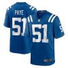 Indianapolis Colts Kwity Paye Nike Royal NFL Game Jersey