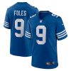 Indianapolis Colts Nick Foles Nike Royal Alternate NFL Game Jersey