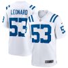 Indianapolis Colts Shaquille Leonard Nike White NFL Game Jersey