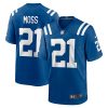 Indianapolis Colts Zack Moss Nike Royal NFL Game Jersey