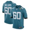 Jacksonville Jaguars Darryl Williams Nike Teal NFL Game Jersey
