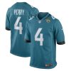 Jacksonville Jaguars E.J. Perry Nike Teal NFL Game Jersey