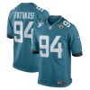Jacksonville Jaguars Folorunso Fatukasi Nike Teal NFL Game Jersey