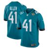 Jacksonville Jaguars Josh Allen Nike Teal NFL Game Jersey