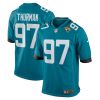 Jacksonville Jaguars Nick Thurman Nike Teal Home NFL Game Jersey