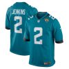 Jacksonville Jaguars Rayshawn Jenkins Nike Teal NFL Game Jersey
