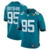 Jacksonville Jaguars Roy Robertson-Harris Nike Teal NFL Game Jersey