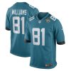 Jacksonville Jaguars Seth Williams Nike Teal NFL Game Jersey
