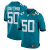 Jacksonville Jaguars Shaquille Quarterman Nike Teal NFL Game Jersey