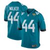 Jacksonville Jaguars Travon Walker Nike Teal NFL Game Jersey