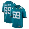 Jacksonville Jaguars Tyler Shatley Nike Teal NFL Game Jersey