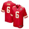 Kansas City Chiefs Bryan Cook Nike Red NFL Game Jersey