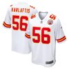 Kansas City Chiefs George Karlaftis Nike White Away NFL Game Jersey