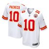 Kansas City Chiefs Isiah Pacheco Nike White Away NFL Game Jersey