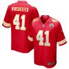 Kansas City Chiefs James Winchester Nike Red NFL Game Jersey