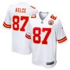Kansas City Chiefs Travis Kelce Nike White NFL Game Jersey