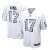 Las Vegas Raiders Davante Adams Nike White Alternate NFL Game Jersey