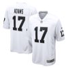 Las Vegas Raiders Davante Adams Nike White NFL Game Jersey