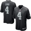 Las Vegas Raiders Derek Carr Nike Black NFL Game Jersey