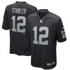 Las Vegas Raiders Ken Stabler Nike Black NFL Game Jersey