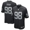 Las Vegas Raiders Maxx Crosby Nike Black NFL Game Jersey