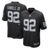 Las Vegas Raiders Neil Farrell Jr. Nike Black NFL Game Jersey