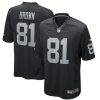 Las Vegas Raiders Tim Brown Nike Black NFL Game Jersey