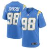 Los Angeles Chargers Austin Johnson Nike Powder Blue NFL Game Jersey