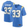 Los Angeles Chargers Deane Leonard Nike Powder Blue NFL Game Jersey