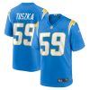 Los Angeles Chargers Derrek Tuszka Nike Powder Blue NFL Game Jersey
