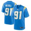 Los Angeles Chargers Forrest Merrill Nike Powder Blue NFL Game Jersey