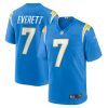 Los Angeles Chargers Gerald Everett Nike Powder Blue NFL Game Jersey