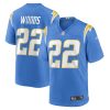 Los Angeles Chargers JT Woods Nike Powder Blue NFL Game Jersey