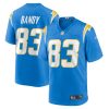 Los Angeles Chargers Michael Bandy Nike Powder Blue NFL Game Jersey