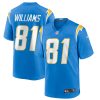 Los Angeles Chargers Mike Williams Nike Powder Blue NFL Game Jersey
