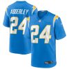 Los Angeles Chargers Nasir Adderley Nike Powder Blue NFL Game Jersey