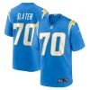 Los Angeles Chargers Rashawn Slater Nike Powder Blue NFL Game Jersey