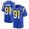 Los Angeles Rams Greg Gaines Nike Royal NFL Game Jersey