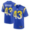 Los Angeles Rams Jake Gervase Nike Royal NFL Game Jersey
