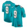 Miami Dolphins Calvin Jackson Nike Aqua NFL Game Jersey
