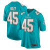 Miami Dolphins Duke Riley Nike Aqua NFL Game Jersey