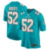Miami Dolphins Elandon Roberts Nike Aqua NFL Game Jersey