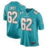 Miami Dolphins James Empey Nike Aqua NFL Game Jersey