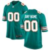 Miami Dolphins Nike Aqua Alternate Custom NFL Game Jersey